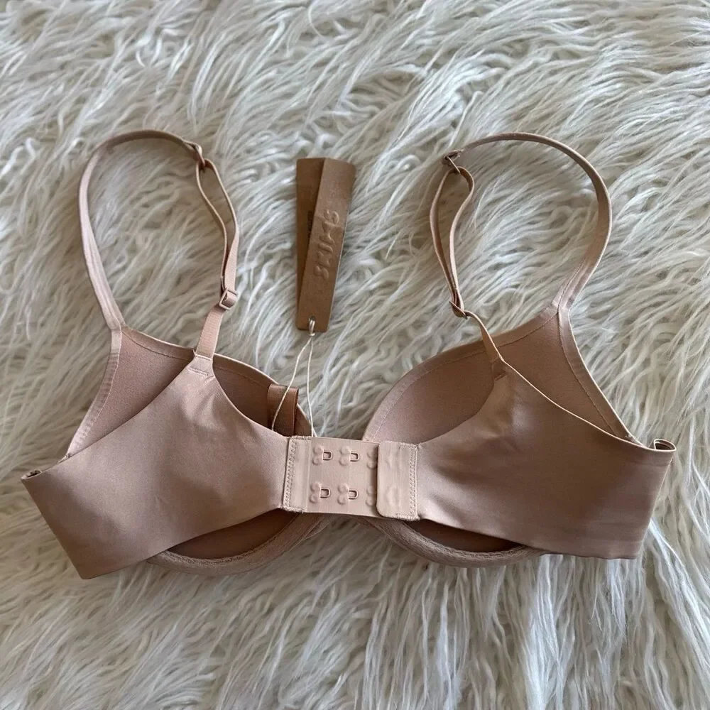 Skims Ultimate Push up Plunge Bra Clay Size 34B - Picture 4 of 4
